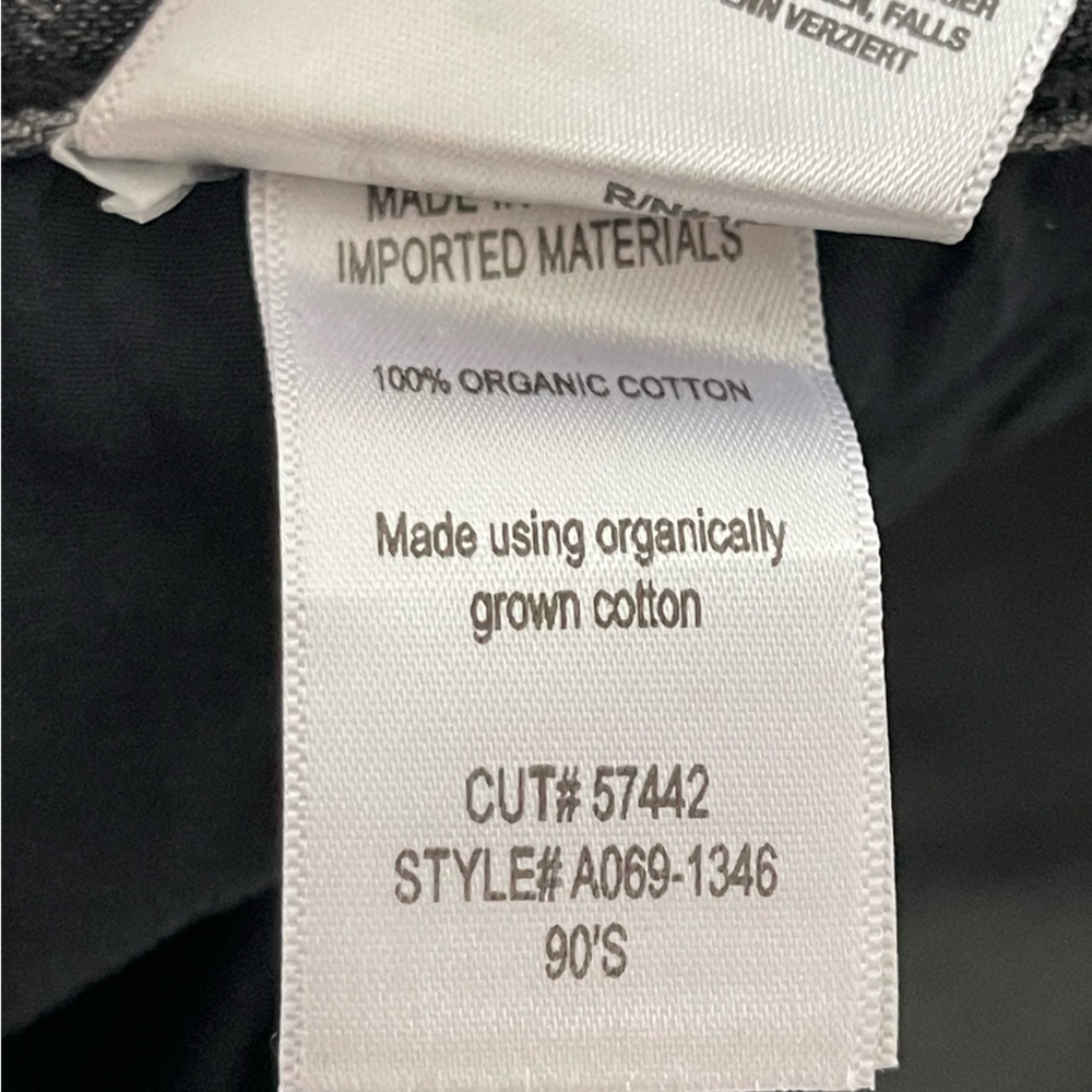 ❌SOLD❌ Agolde 90's Mid Rise Loose Fit High Rise Washed Black Denim Jeans size 34 - Picture 14 of 16